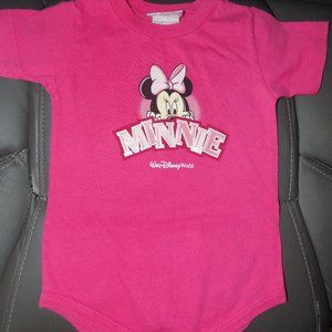 Disney Walt Disney World Minnie Mouse Pink Snap